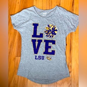 LSU Cheer Tshirt Girls